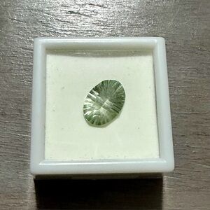 4.50 CT Prasiolite Loose Oval Faceted Gemstone